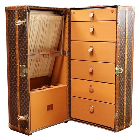 louis vuitton closet trunk|Louis Vuitton wardrobe trunk.